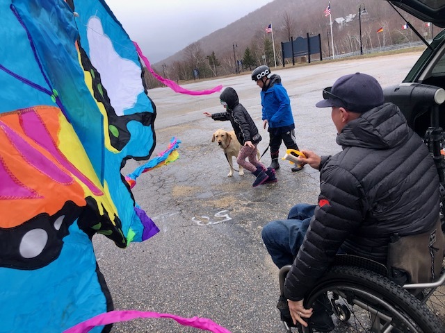 Krill family kite day