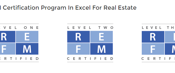 Guest Post by Spencer Burton: Why I’m REFM Excel for Real Estate Certified