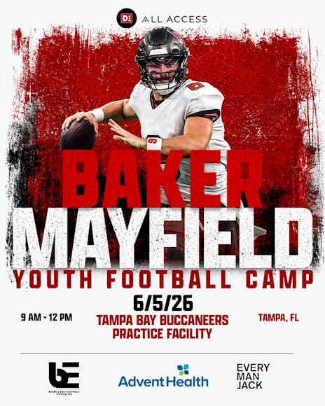Baker Mayfield Tampa Florida Camp Flyer