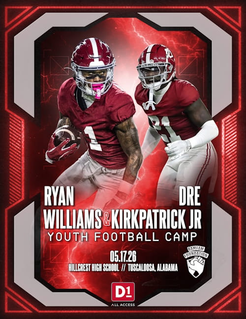 Ryan Willams & Dre Kirkpatrick Youth Football Camp Flyer