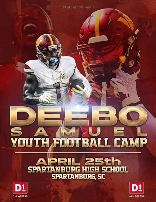 Deebo Samuel Youth Football Camp Flyer
