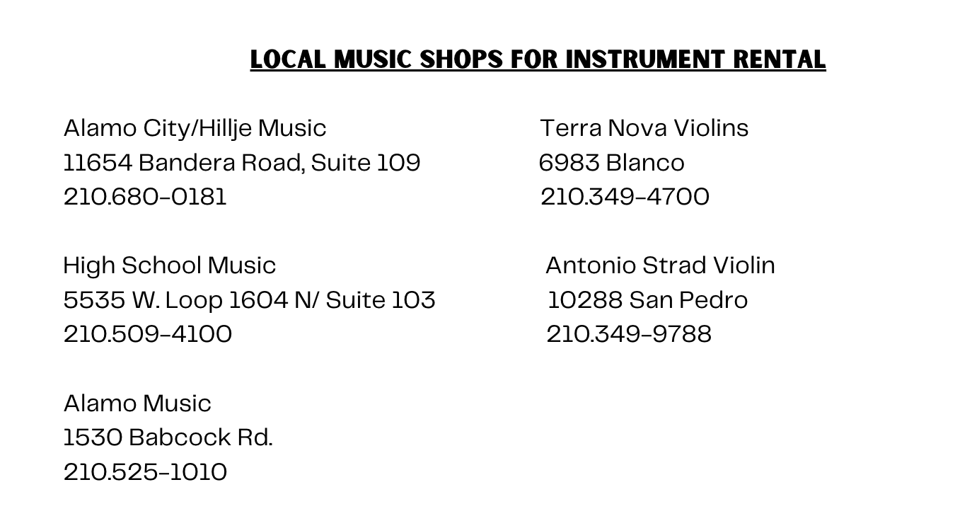 local music shops for instrument rentals