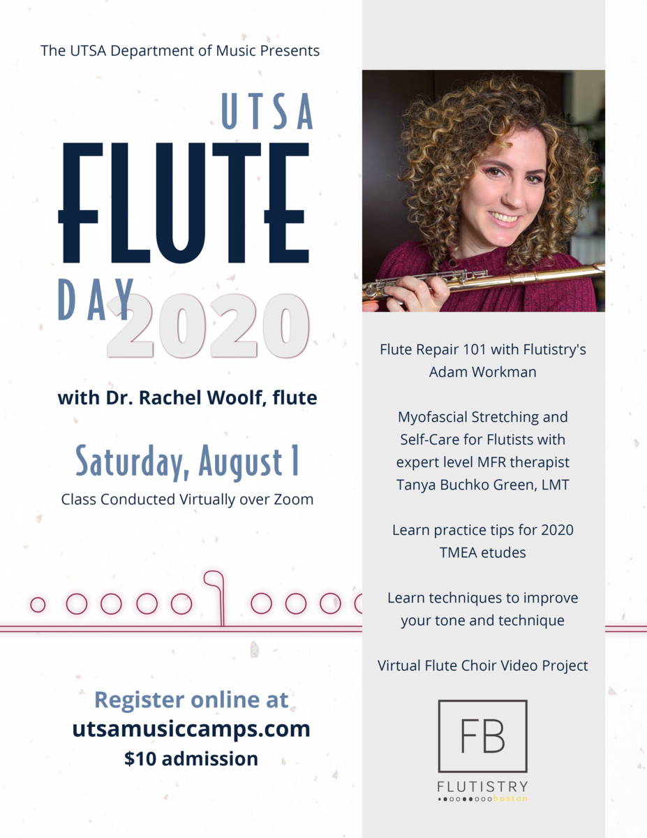 View UTSA Virtual Flute Day Details