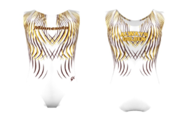 Minnesota White with Maroon and Gold Highlights