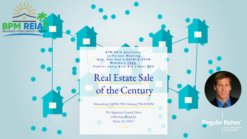 Real Estate Sale of the Century BPM REIA