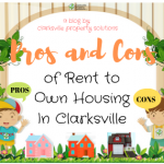 Pros and Cons of Rent to Own Housing In Clarksville