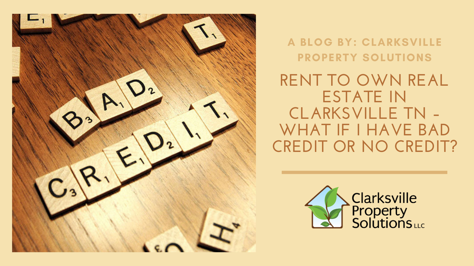 Rent To Own Real Estate In Clarksville TN What If I Have Bad Credit