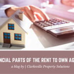 The Financial Parts Of The Rent To Own Agreement