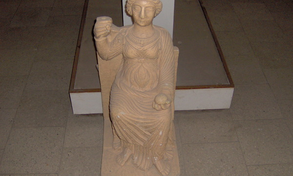 Seated goddess