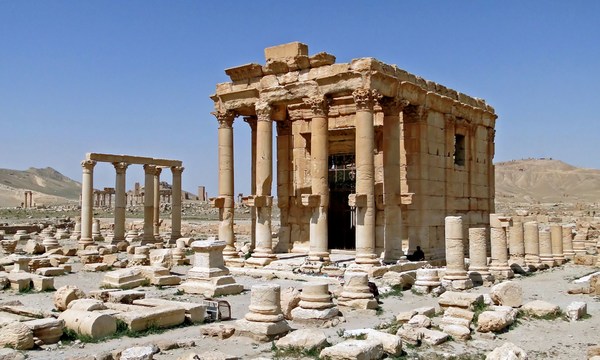Temple of baal shamin  palmyra
