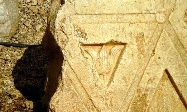 Detailed carving of leaf temple of bel palmyra %284112117387%29