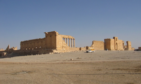 Fortified temple of bel palmyra syria