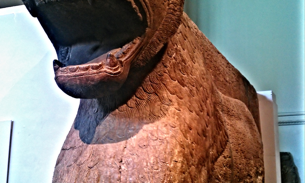 %28assyrian%29 guardian lion from temple of ishtar in nimrud   british museum