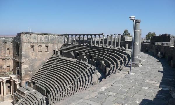 Syria 28   bosra   theatre   citadel