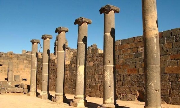 5038846 ionic columns of the south baths courtyard busra ash sham