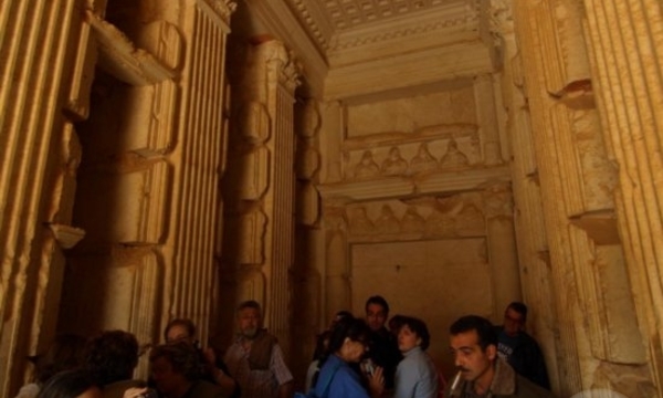 2 detail of roman tomb tower palmyra