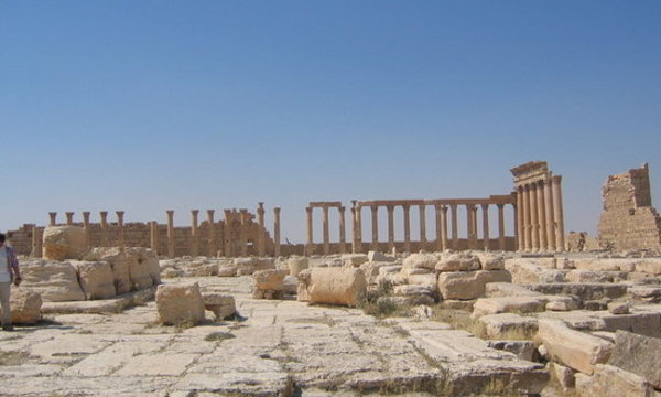 Bell temple courtyard