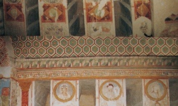 Three brothers tomb interior postcard part ii palmyra