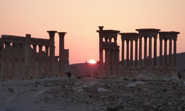 Large sunset beh..  syria