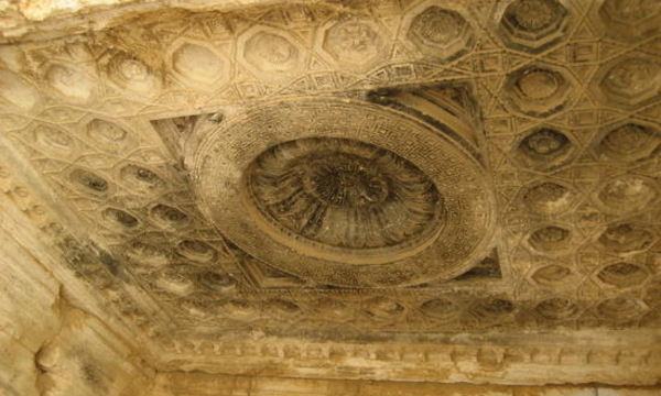 Ceiling of the temple of bel palmyra