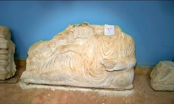 Channel 4 news 2015 syria palmyra cultural property protection 00h01m58s