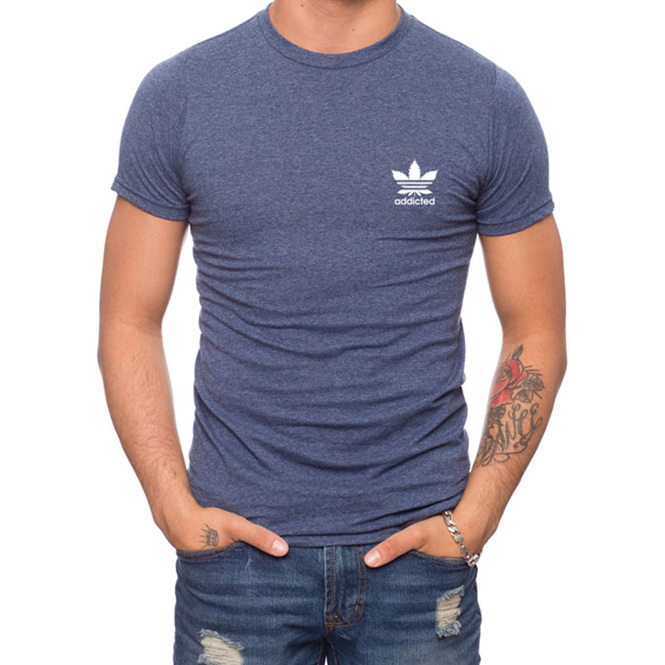 Addicted (pocket) 50% Cotton/50% Polyester T-Shirt