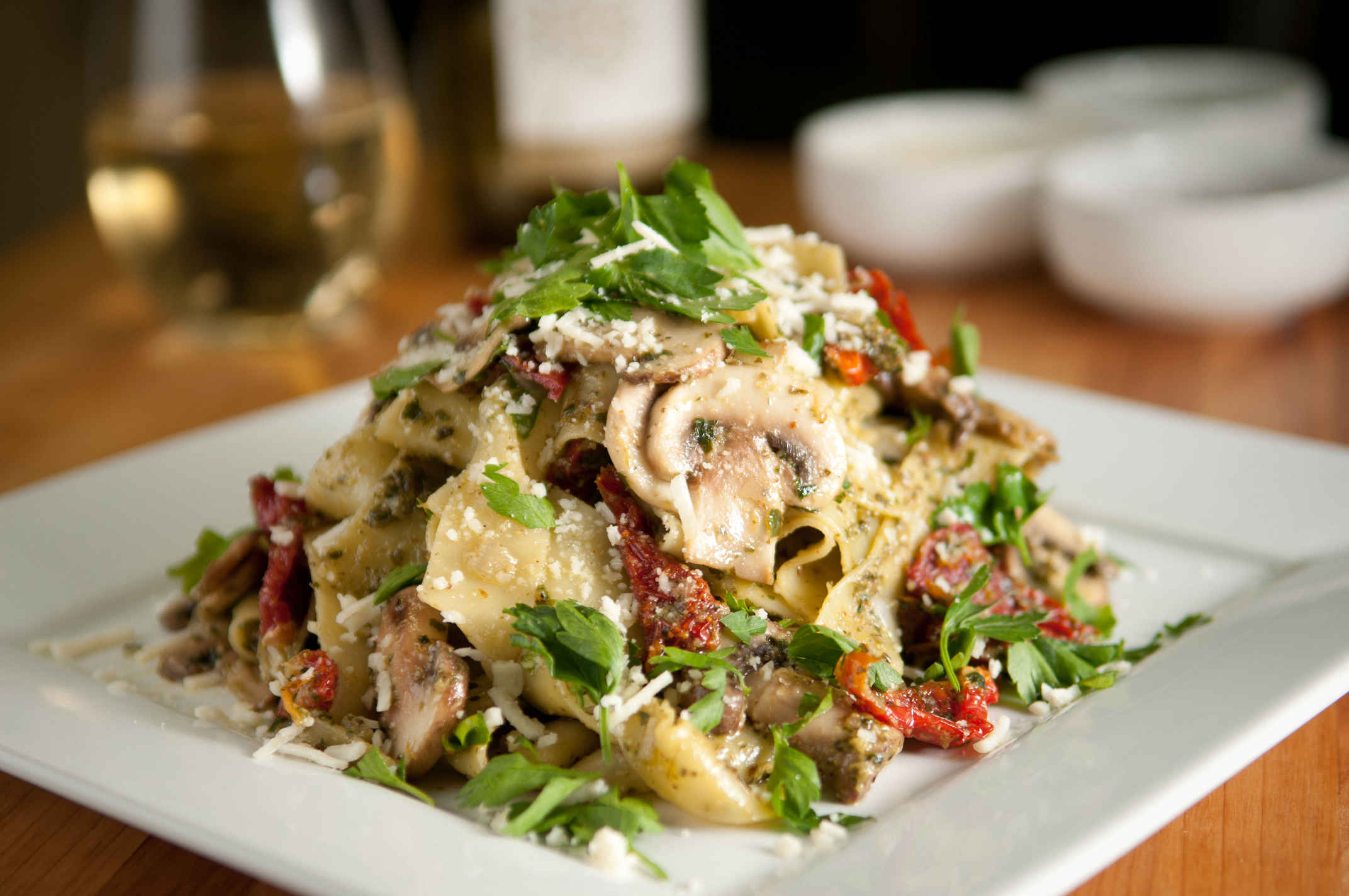 Wild Mushroom Pappardelle Pasta