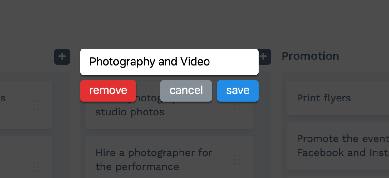 Remake's built-in edit popover