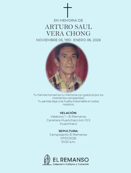ARTURO SAUL VERA CHONG