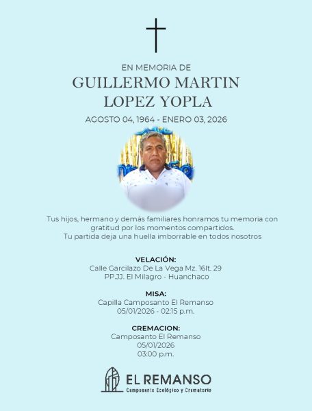 GUILLERMO MARTIN LOPEZ YOPLA