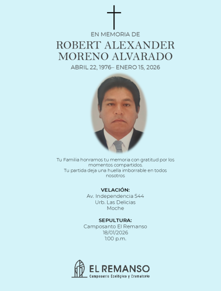 ROBERT ALEXANDER MORENO ALVARADO