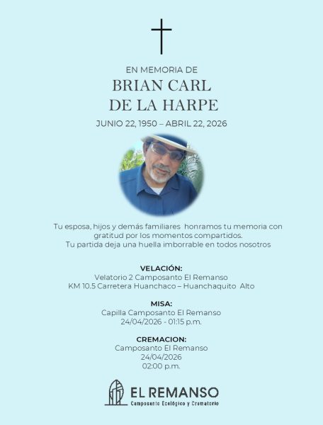 DE LA HARPE, BRIAN CARL