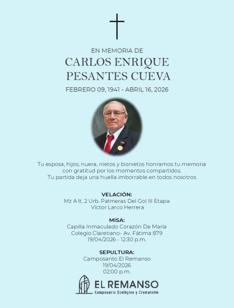 CARLOS ENRIQUE PESANTES CUEVA
