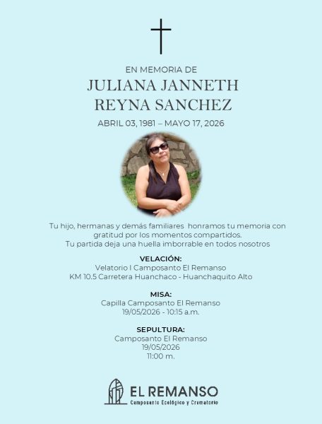 REYNA SANCHEZ, JULIANA JANNETH