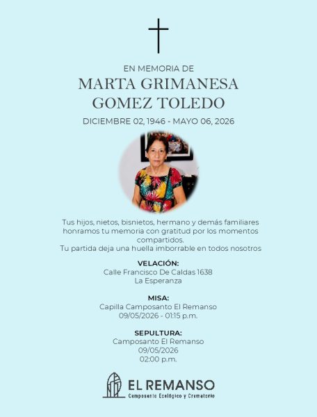 GOMEZ TOLEDO, MARTA GRIMANESA