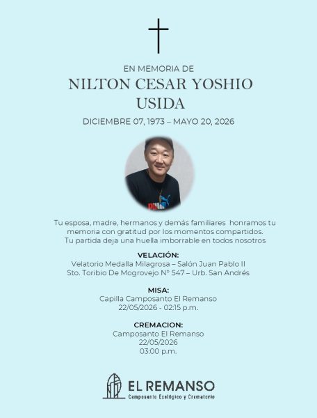 YOSHIO USIDA, NILTON CESAR