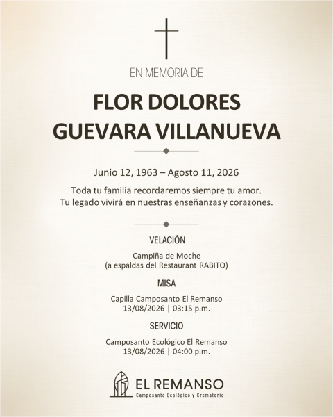GUEVARA VILLANUEVA, FLOR DOLORES