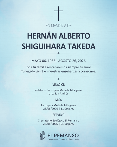 SHIGUIHARA TAKEDA,  HERNAN ALBERTO