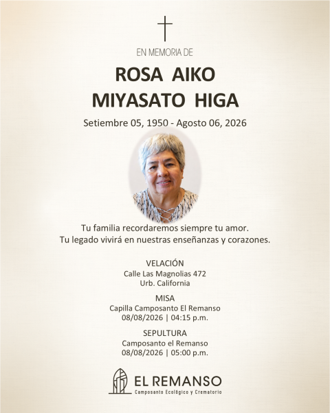 MIYASATO HIGA, ROSA AIKO