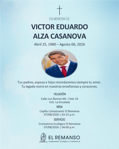 ALZA CASANOVA, VICTOR EDUARDO
