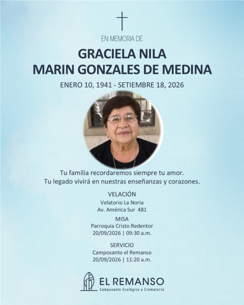 MARIN GONZALES DE MEDINA, GRACIELA NILA