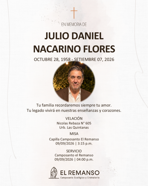 NACARINO FLORES, JULIO DANIEL