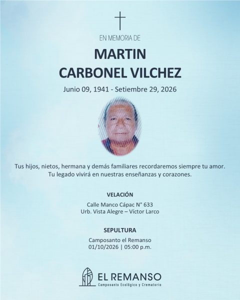 CARBONEL VILCHEZ, MARTIN