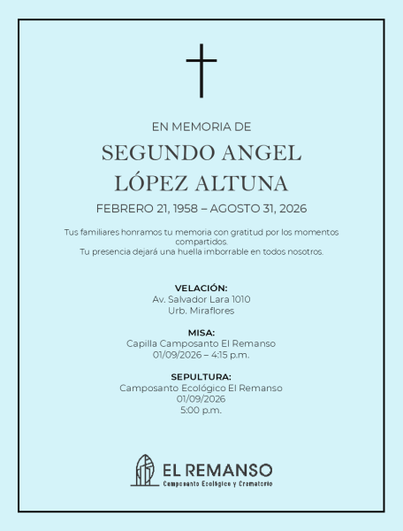 LOPEZ ALTUNA, SEGUNDO ANGEL