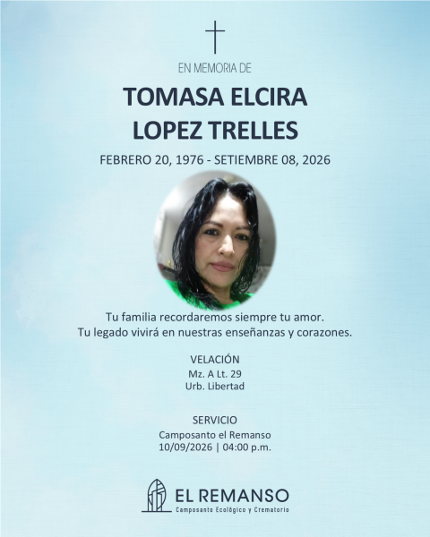 LOPEZ TRELLES, TOMASA ELCIRA