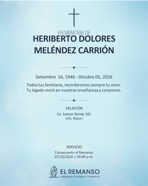 MELENDEZ CARRION, HERIBERTO DOLORES