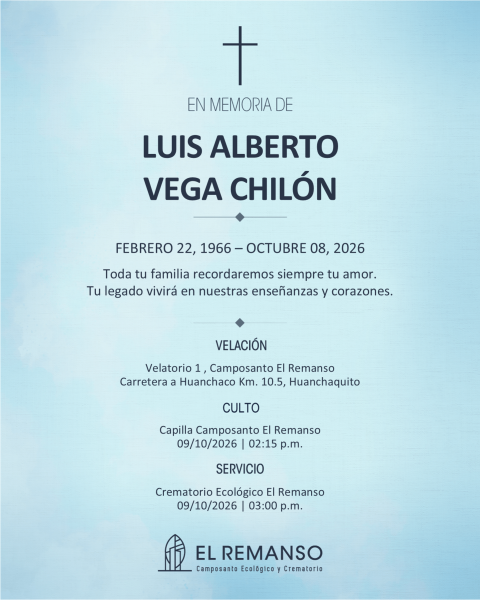 VEGA CHILON, LUIS ALBERTO