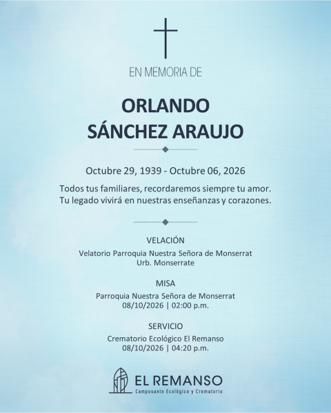 SANCHEZ ARAUJO, ORLANDO