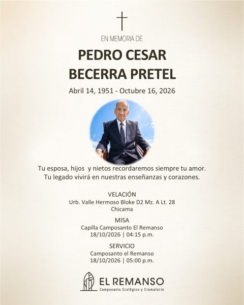 BECERRA PRETEL, PEDRO CESAR