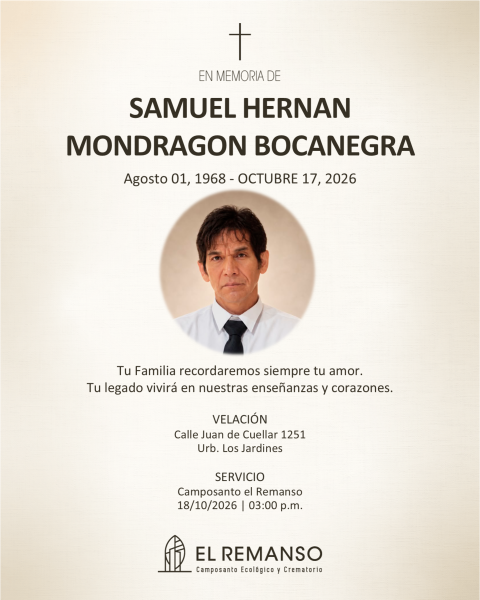 MONDRAGON BOCANEGRA, SAMUEL HERNAN